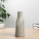 VAZA Ceramics Table "Aurora" 20.5x12 cm, gray
