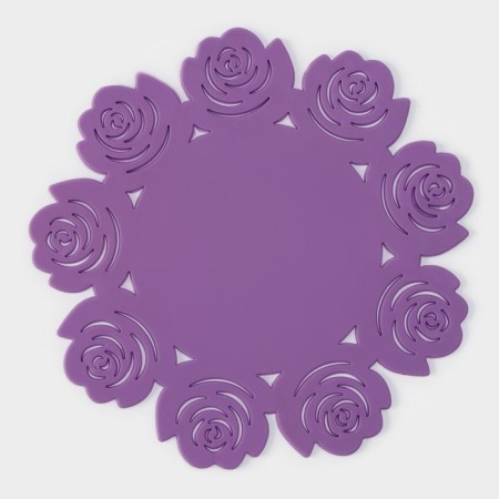 Hot “Summer House” stand, d = 19 cm, purple color