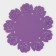 Hot “Summer House” stand, d = 19 cm, purple color