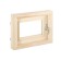 Window, 30 × 40cm, double glass of linden, external opening