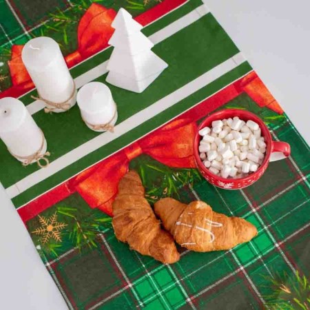 Rogozhka path festive 45x145 cm, HL100%, 170 g/m-1