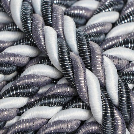 Cord of twisted decorative 12 mm without braid No.l13.4, 25 m-1