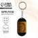 Key keychain "Real man", 10 x 3 cm