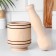 Stupa for spices with pestle wooden, mix
