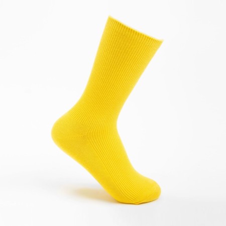 Women's socks, color yellow neon, size 36-40