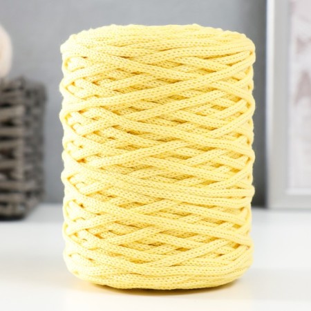 Knitting cord without core 70% cotton, 30% polyester width 3mm 100m/160 ± 10g (123)