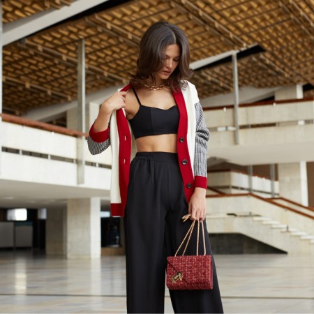 Cardigan Female Minaku, Ecrew color, size 46-5