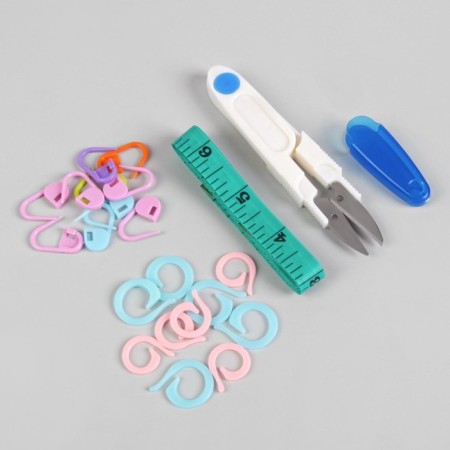 Knitting set, 45 items, in case-6