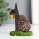 Polystone souvenir "Hedgehog under the flashlight - reading" 7.4x5.6x4.6 cm
