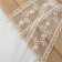 Lace on a grid, 50 mm × 11 ± 1 m, ivory color