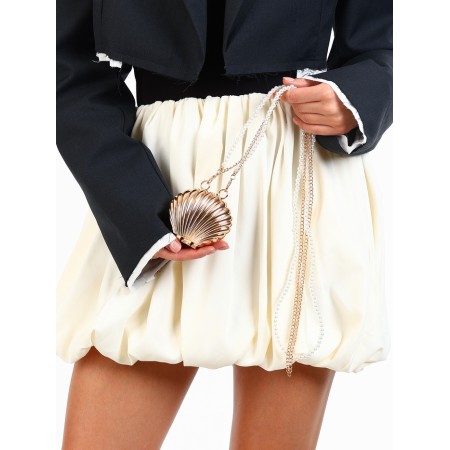 Female bag on a magnet, gold color-3