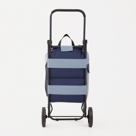 Bag-leaf on the cord, external pocket, blue color-2