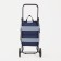 Bag-leaf on the cord, external pocket, blue color