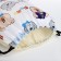Bag for shoes on the lace, white color