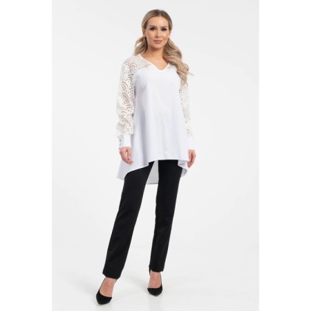 Women's tunic, size 42, white color-2