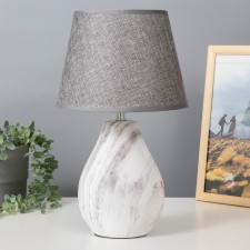 Aletta table lamp E14 40W gray 22x22x38 cm Risalux