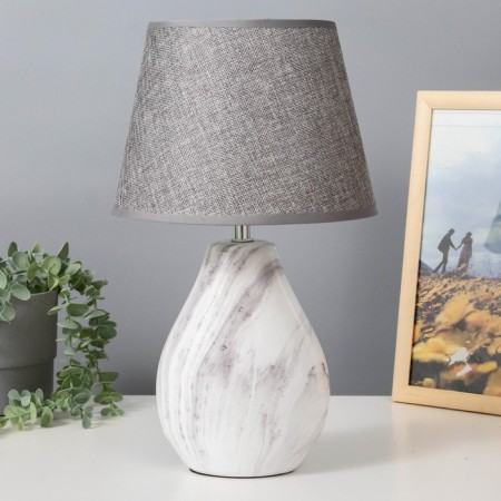 Aletta table lamp E14 40W gray 22x22x38 cm Risalux