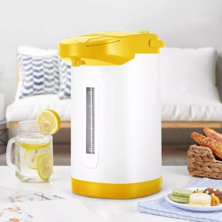 Thermopot KitFort KT-2511-1, 900 W, 3.7 l, white-yellow-1