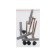SL-01 bracket, for a microwave, fixed, up to 40 kg, 313 mm, metallic, black