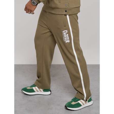Male tracksuit, size 50, khaki color-10