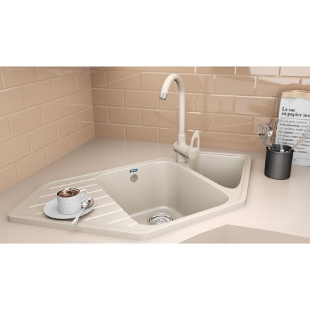 Kitchen mixer Ulgran U006-344, ultra-black color-4