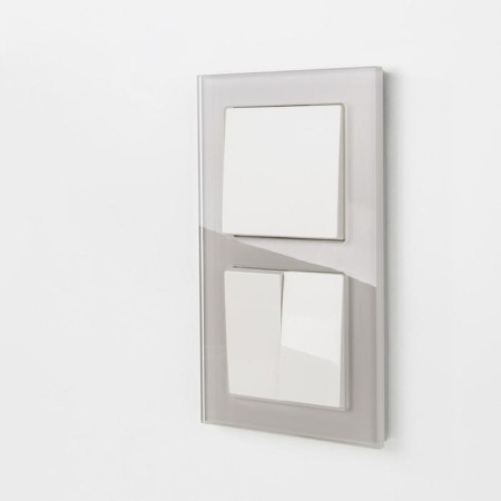Frame for 2 posts WL01-FRAME-02, smoky color, glass material-1
