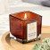 Aromatic candle in a glass "Soy Wax", champagne