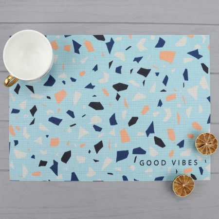 Napkin on the table "Good Vibes", PVC, 40x29 cm
