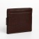 Male purse on a magnet, department for bills, for maps, for coins, brown color