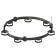 Techno Ring luminaire housing suspended for nozzles D85 Ambrella Light, Diy Spot, C9238, 7XGX53, Black Comple