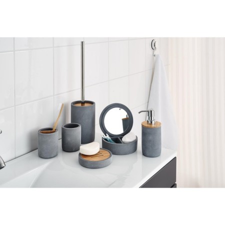 Cement soap dish, gray color-1