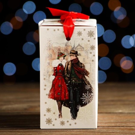 Gift box "New Year's compliment", 11 x 6 x 11 cm-2