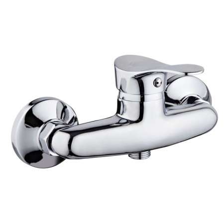 Shower mixer RMS SL86-003, one-leaf, with a shower set, chrome
