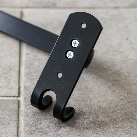 Classer holder, 4 hooks, 58 × 10 × 7.5 cm, black color-4