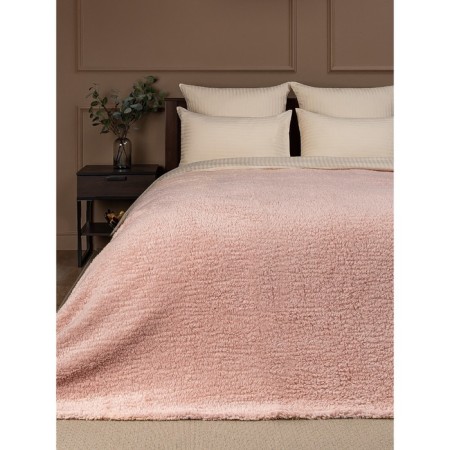 Texrepublic blanket, size 150x200 cm, pink color
