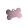 Tarry for engraving "Bone", 3.8 x 2.5 cm, pink mother of pearl