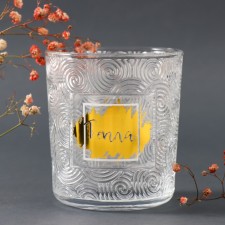 Bank for candles glass 