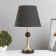 Glafira table lamp E27 40W black and gold 25x25x43 cm