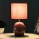 Salvence table lamp E14 40W Burgundy 13x13x25 cm Risalux