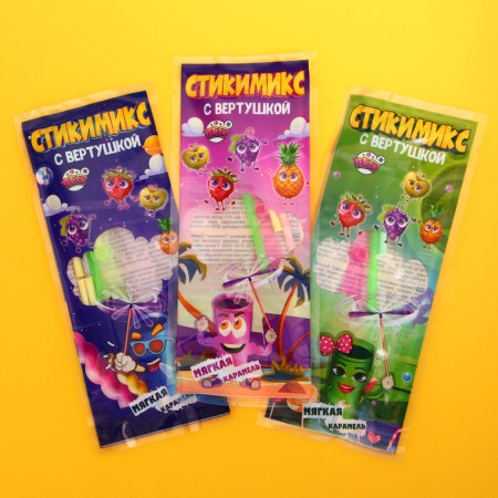 Caramel soft "Skimiks" with a toy, 5 g