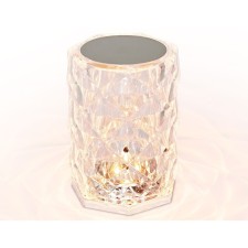 Table LED lamp with touch switch and Ambrella Light, Desk, DE8013, LED, 3 W, 225LUM, RGB, Transparent color
