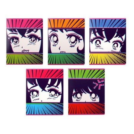 Notebook of 48 sheets in the “Anime Eye” cage, cover coated cardboard, varnish, block No. 2 (gray sheets 60-65%)