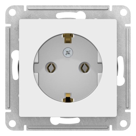 SE SE AtlasDesign, 16 A, 250 V, built -in, with salary, IP20, white, Atn000143