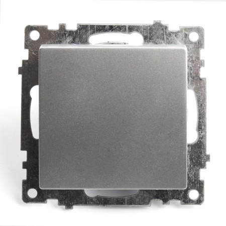 1-clavy switch (mechanism) 250V, 10A, series of Catherine, silver, GLS10-7103-03