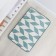 Bath and toilet rug of Dolyan "Rally", 40 × 60 cm, turquoise color