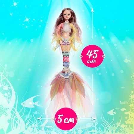 Fairytale doll "Princess Mermaid", Rainbow color-1