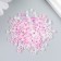 Glass beads 6/0 "pink melange" 10 g