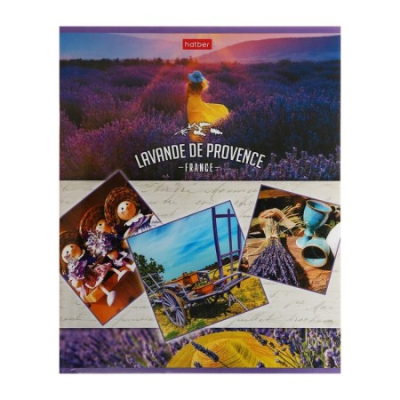 A notebook of 96 sheets in the Lavender Dreams cage, cardboard cover, 5 types, mix-4
