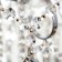 Snow chandelier 6x60W E27 chrome 54x54x45cm