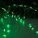 Garland "thread" 10 m dew, IP20, silver thread, 100 LED, green glow, 12 V